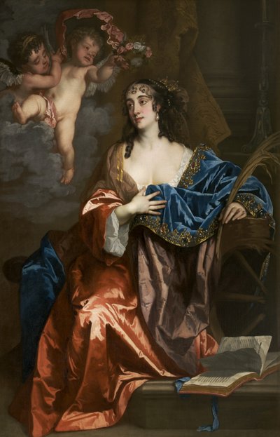 Eleanor Needham, Lady Byron, como Santa Catalina, c.1663-64 de Peter Lely